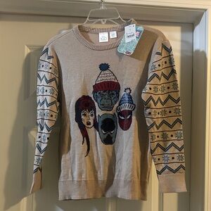 Kids Marvel Disney 100 years Holiday Graphic Sweater